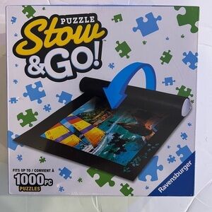 Ravensburger Stow & Go Puzzle Storage or Assemble Up To 1000pc 39x22in Mat Tube